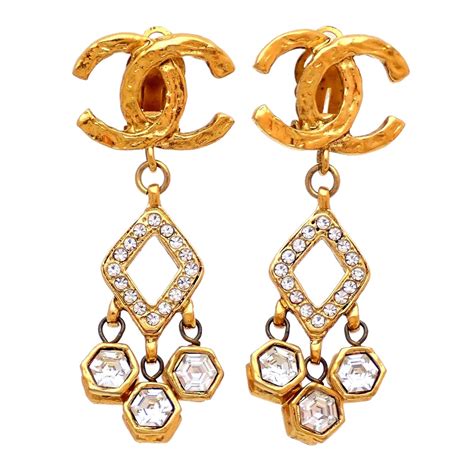 chanel earrings replica amazon|classic chanel inspired earrings.